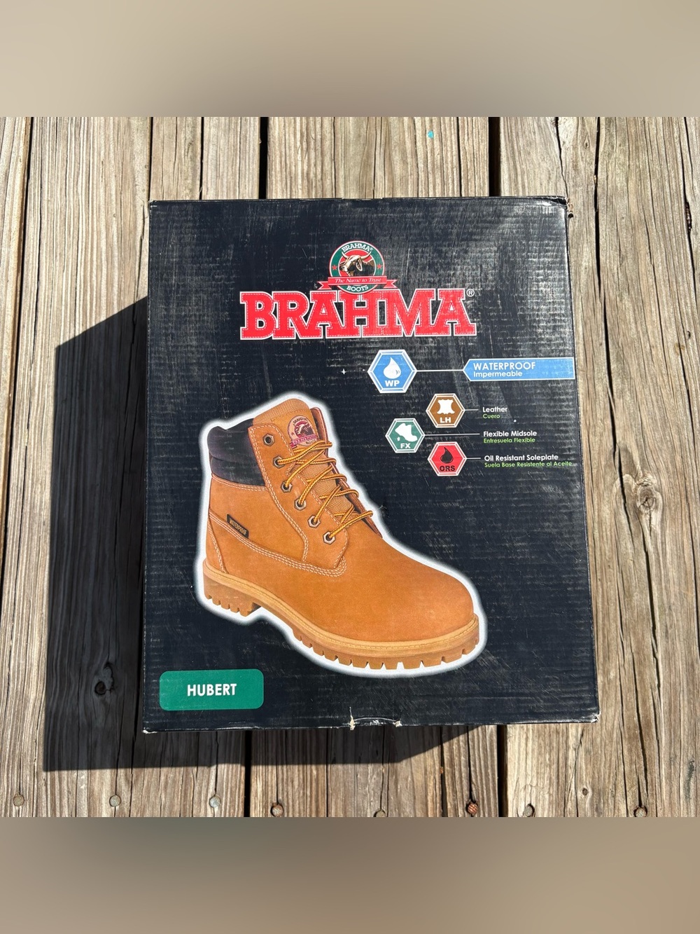 Brahma Mens Hubert Waterproof 6” Soft Toe Work Boots size 8 1/2 New In Box